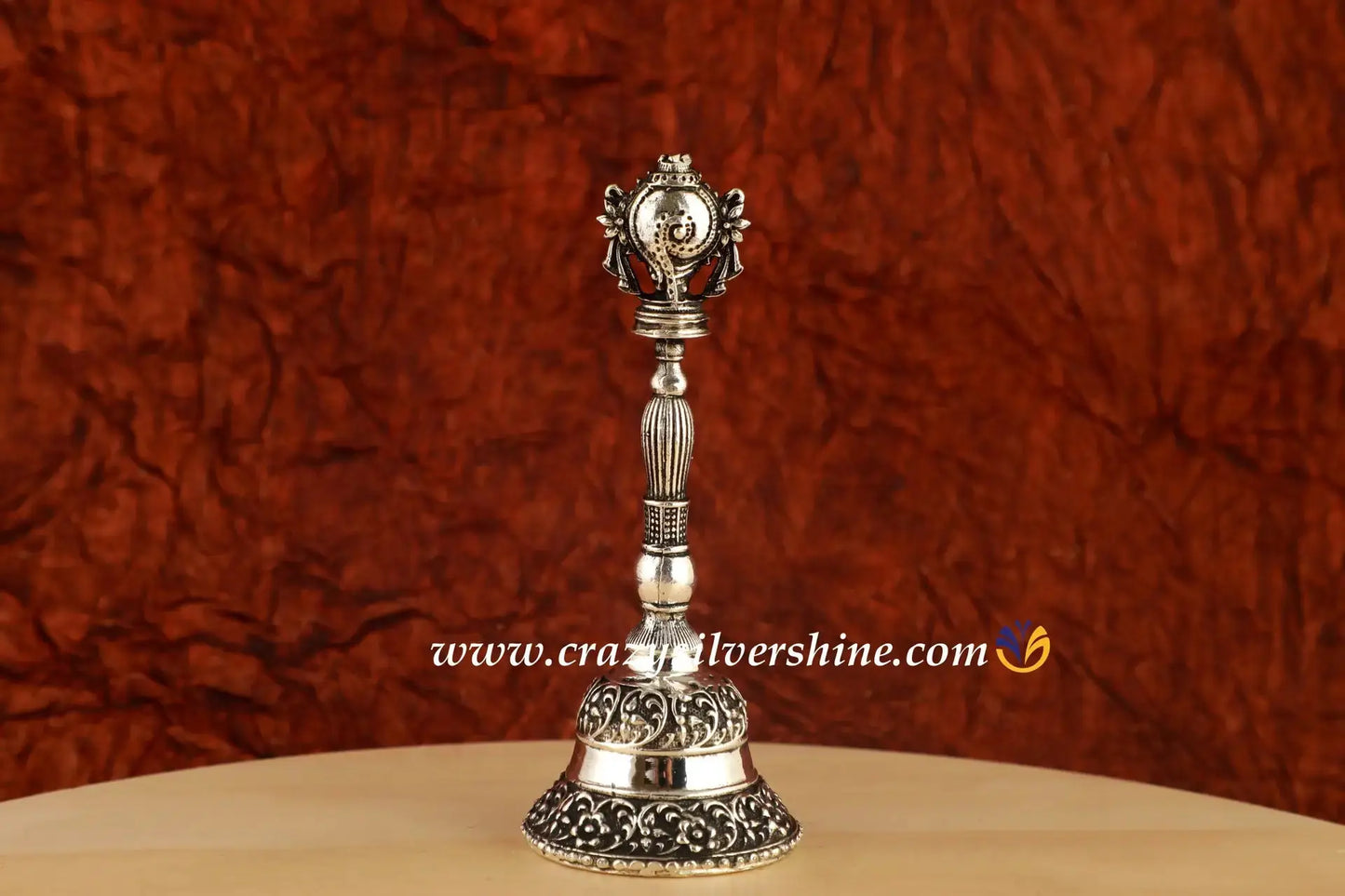 Antique Shankam Bell Crazy Silver Shine