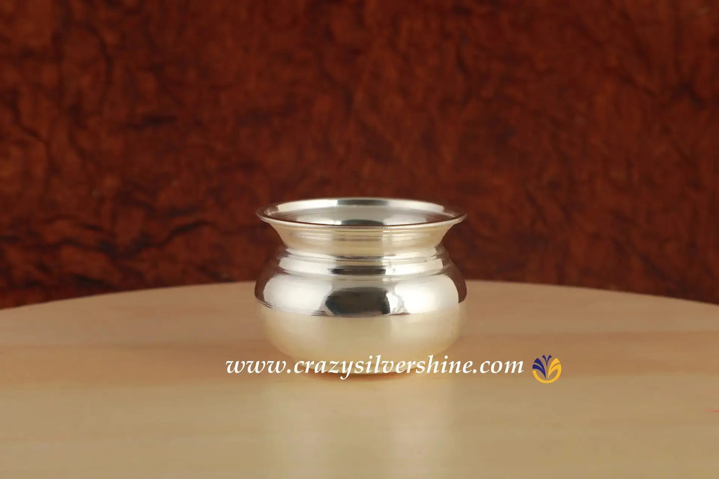 German Silver Plain Bowl Crazy Silver Shine
