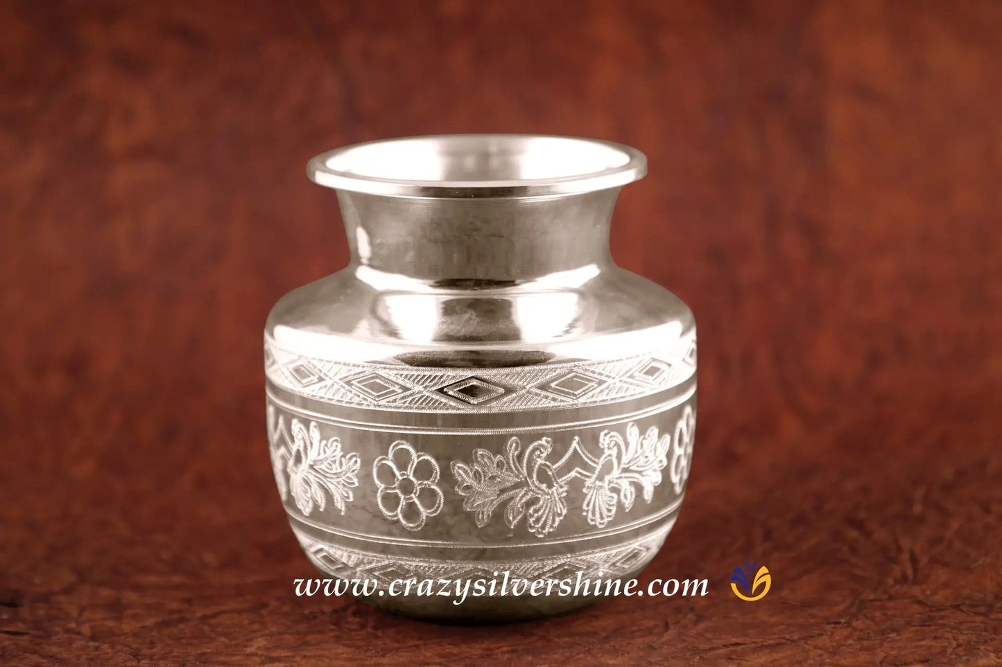 Designer Engraved Kalisham Crazy Silver Shine