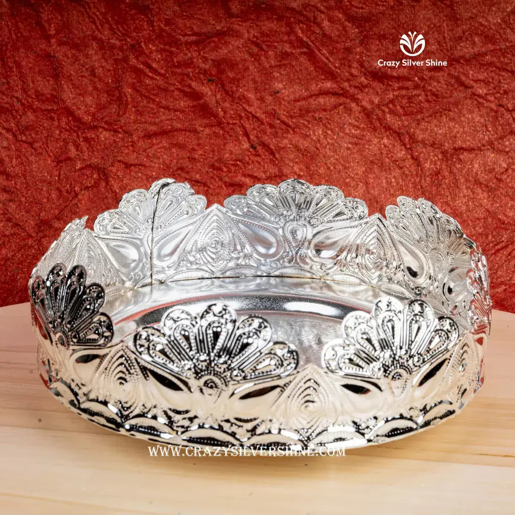 Mini Flower Tray Crazy Silver Shine