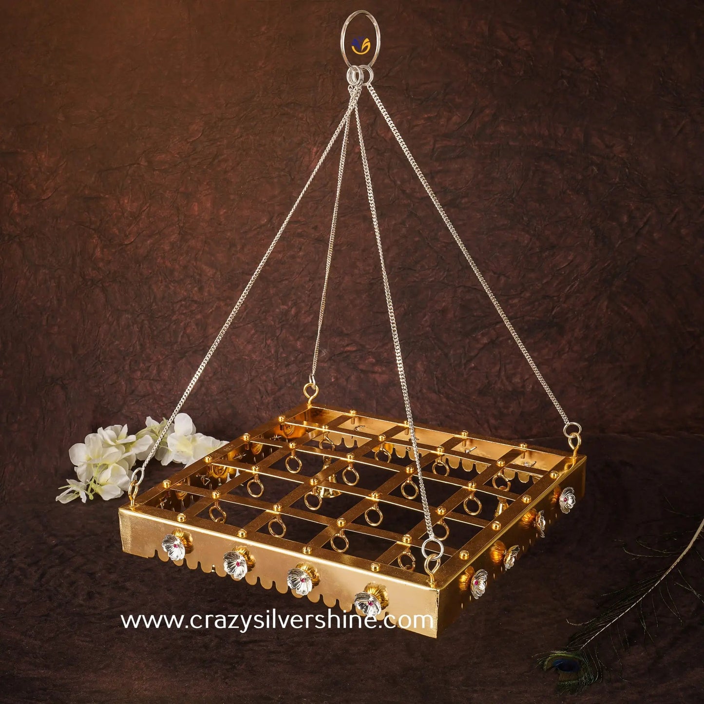 Gold Plated Palavelli Crazy Silver Shine