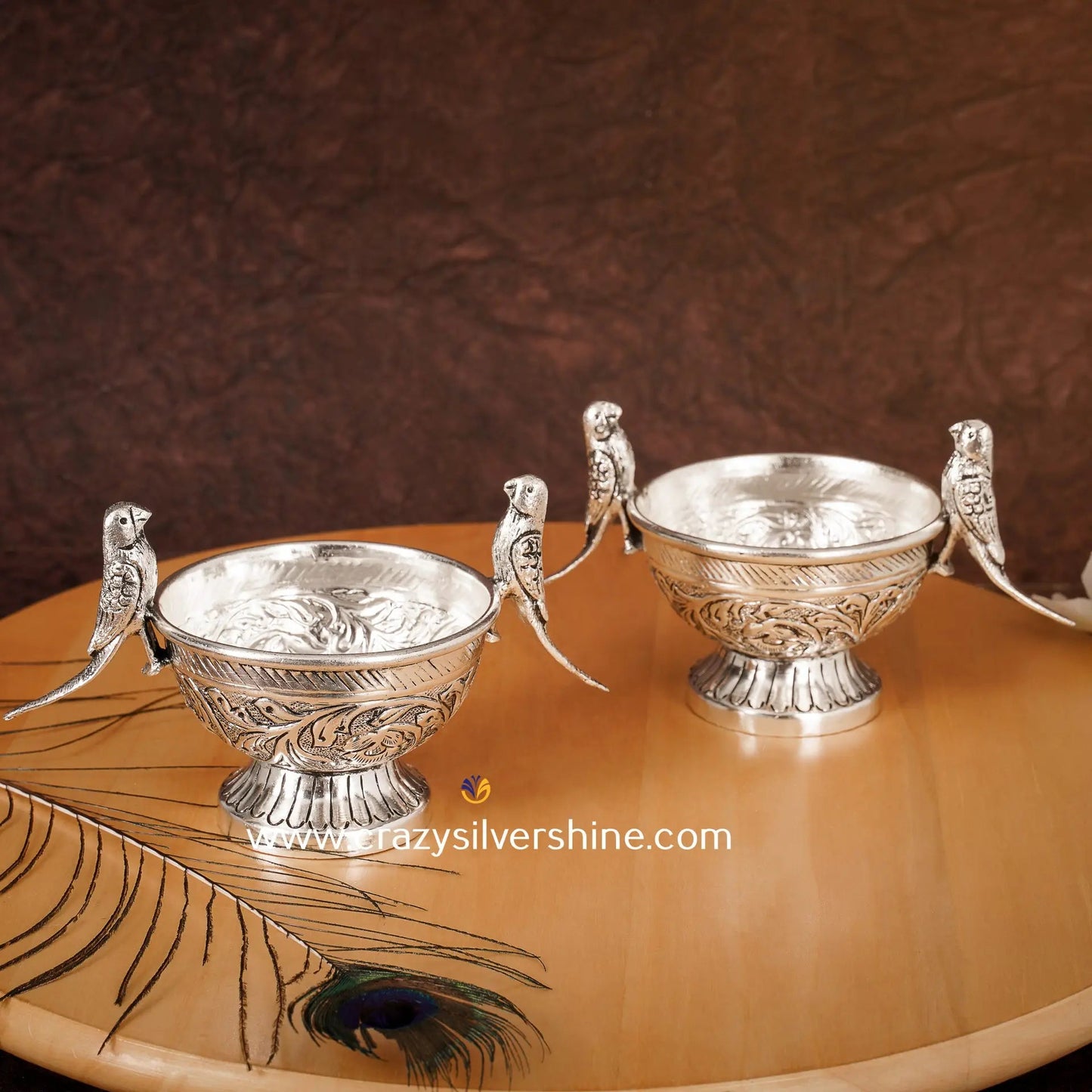 Parrot Cups Crazy Silver Shine