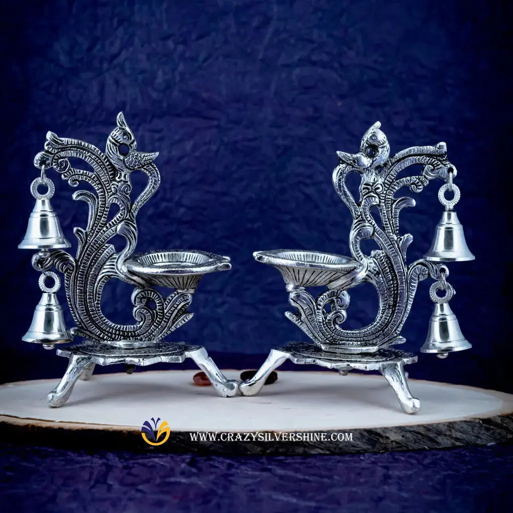 Bells Diya Pair