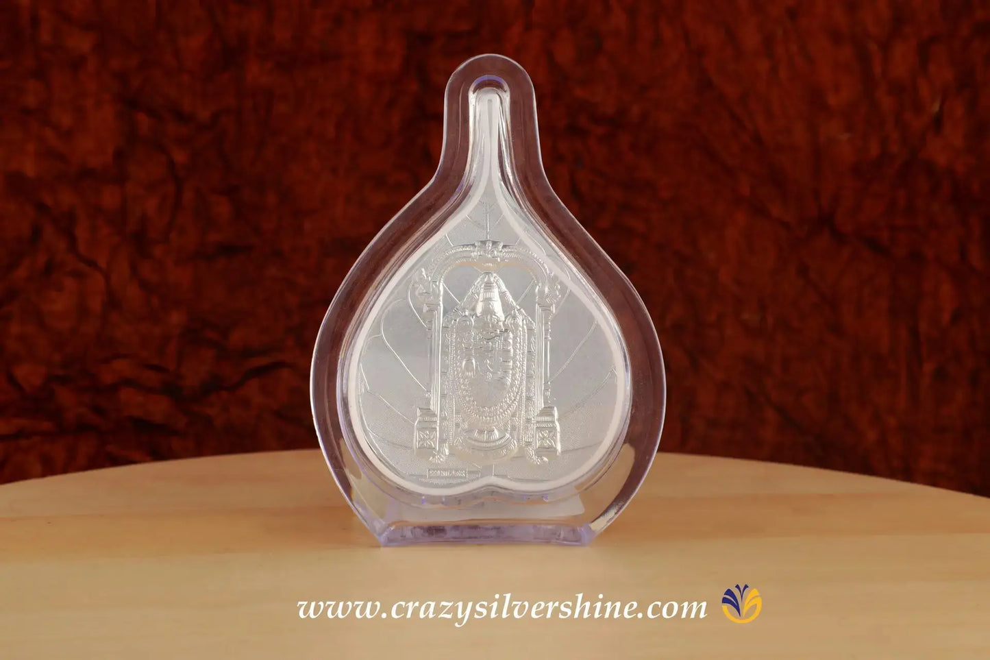 Silver Plated Balaji Frame Crazy Silver Shine