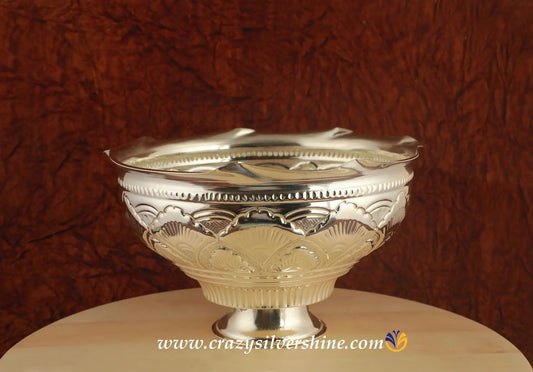 Prasadam Bowl Crazy Silver Shine