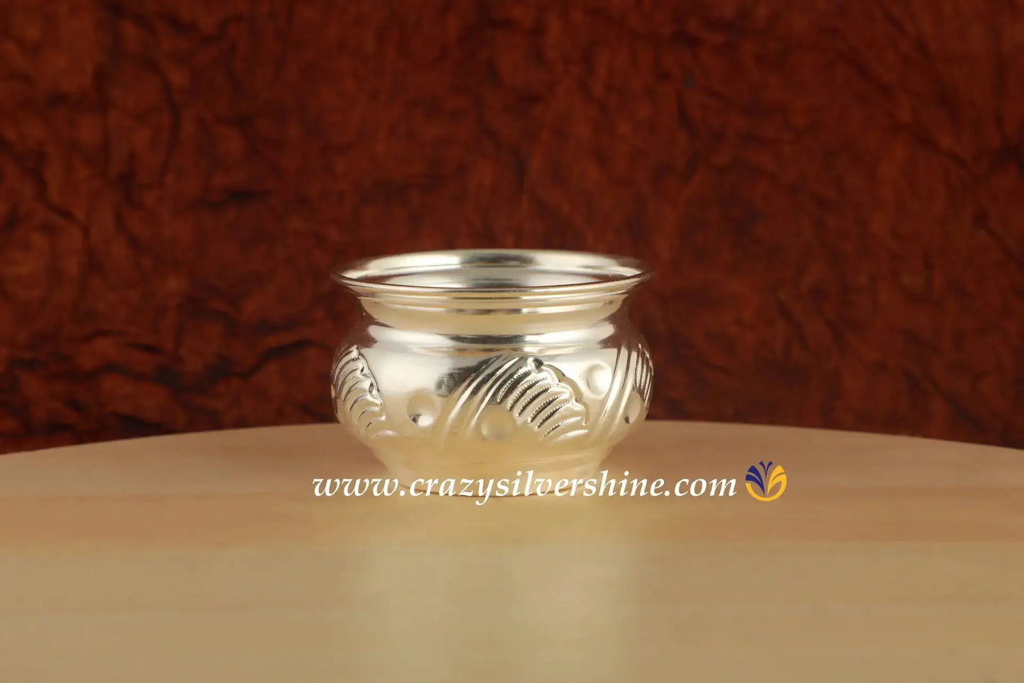 German Silver Nakshi Design Bowl Small Crazy Silver Shine