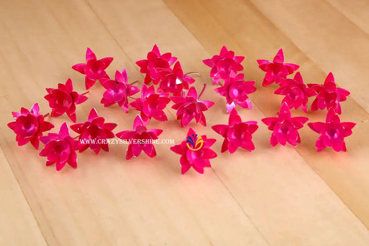 10pc Pink Lotus Flowers