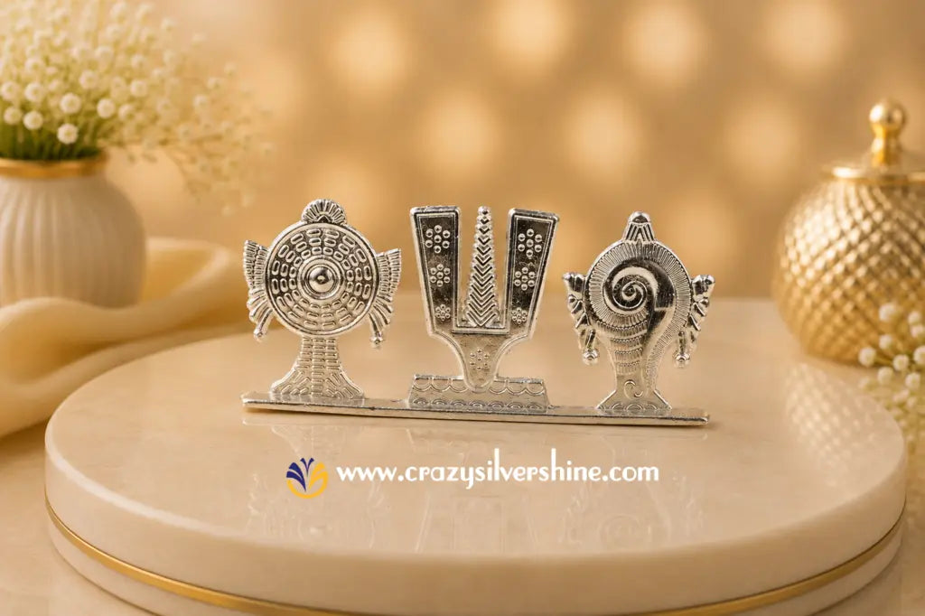 Silver Plated Vaikunta Namalu Crazy Silver Shine