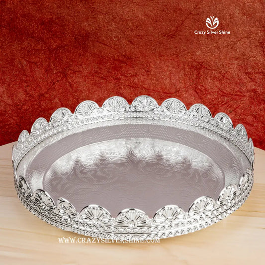 Designer Round Tray 8 Inches