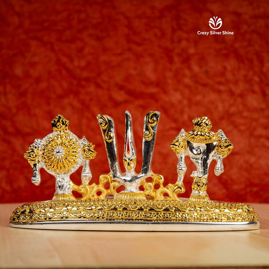 Silver and Gold Plated Vaikunta Namalu