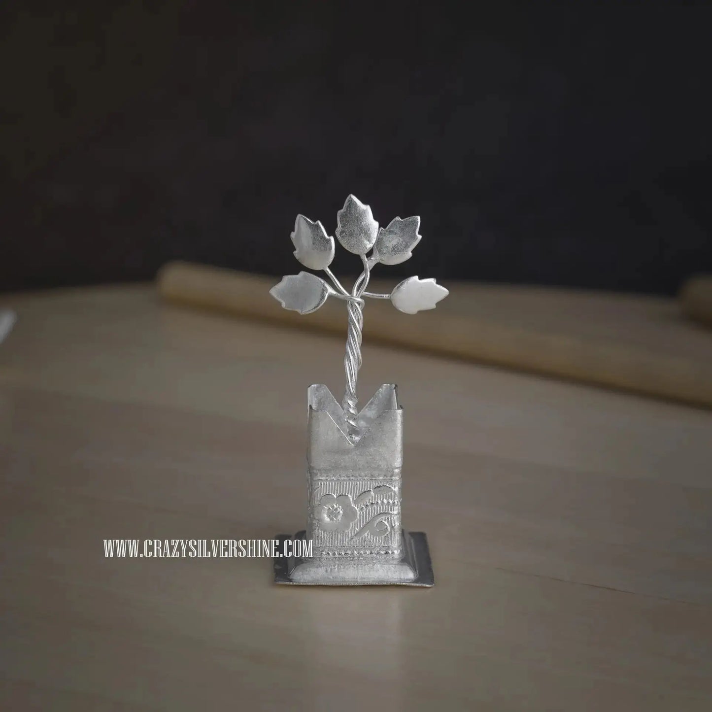 Small Tulsi Tree Crazy Silver Shine