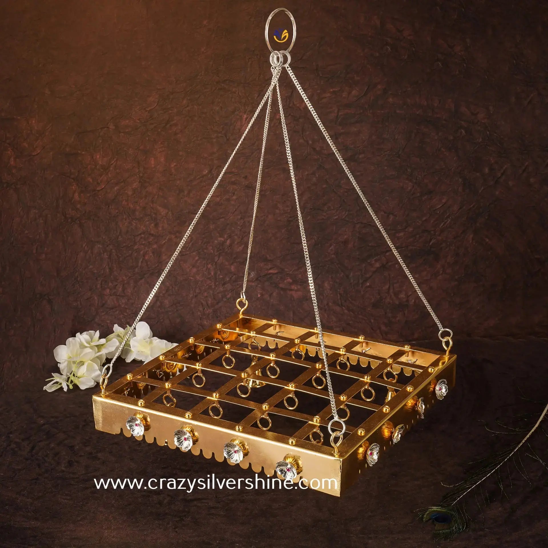 Gold Plated Palavelli Crazy Silver Shine