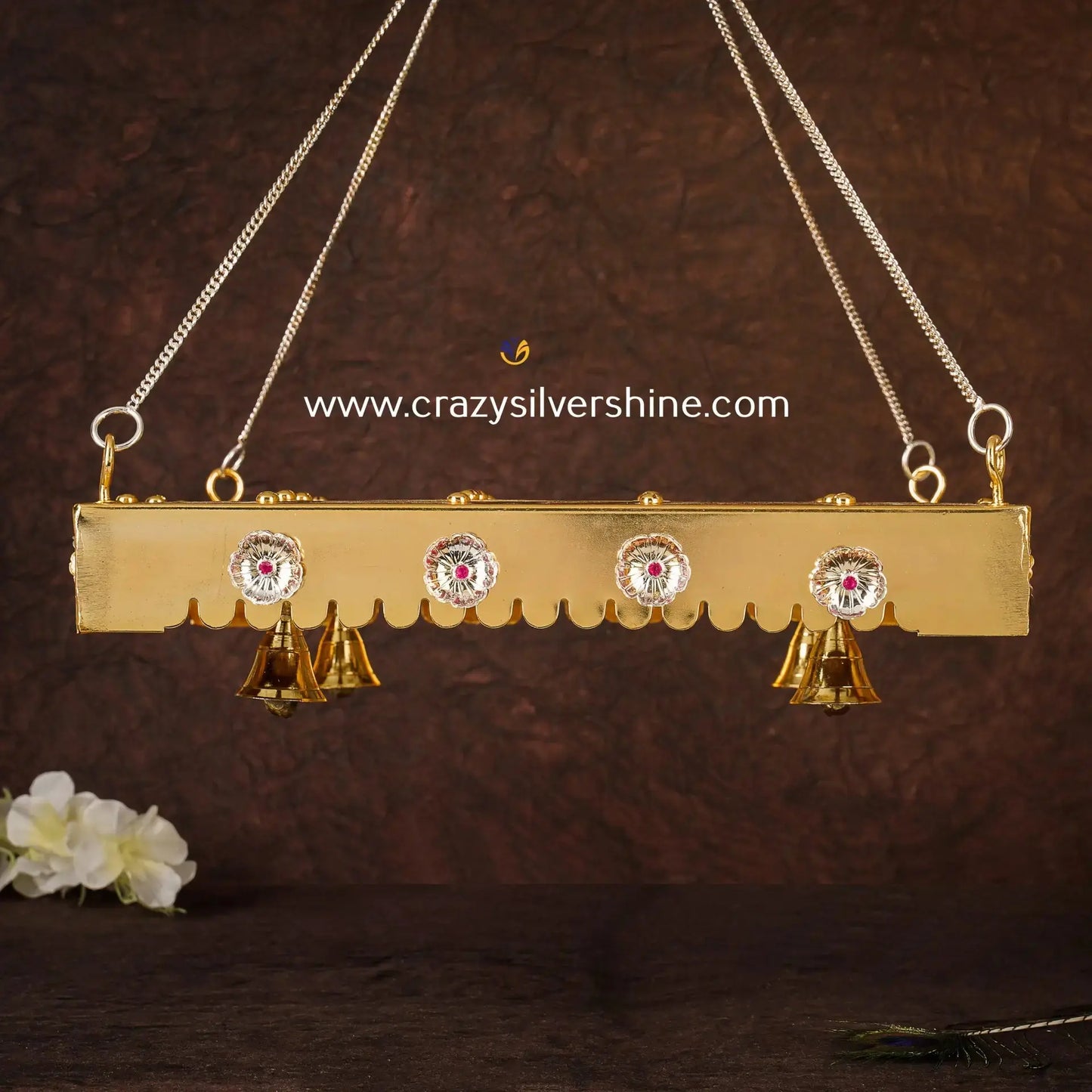 Gold Plated Palavelli Crazy Silver Shine