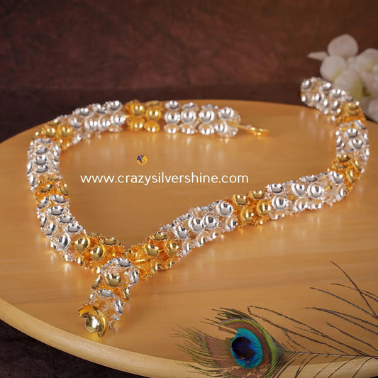 Gold and Silver Plated Garland Crazy Silver Shine