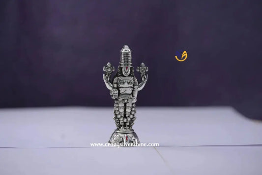 Silver Plated Balaji Idol - Crazy Silver Shine