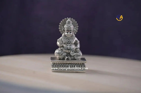 Antique Finish Kubera Idol - Crazy Silver Shine