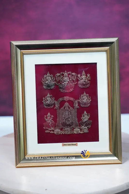 Gold Plated Balaji Vaikunta frames Crazy Silver Shine