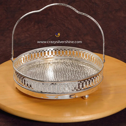 Silver Plated Handle Tray