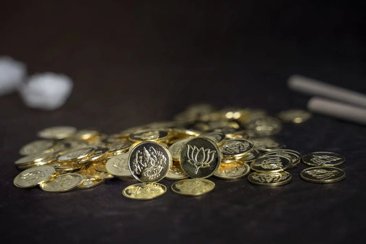 Gold Coated 108 Lakshmi Coins