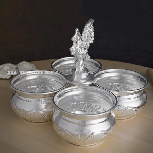 Four Bowl Set Crazy Silver Shine