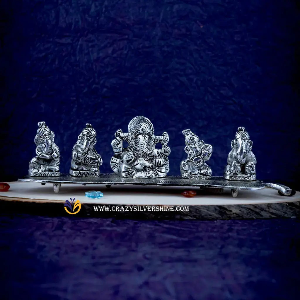 Musical Ganesha Crazy Silver Shine
