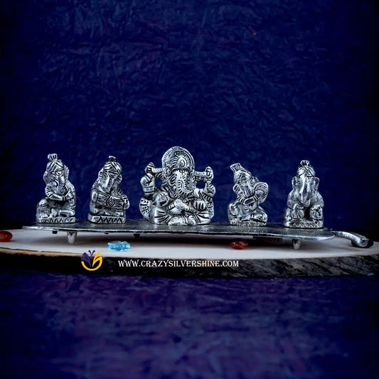 Musical Ganesha Crazy Silver Shine