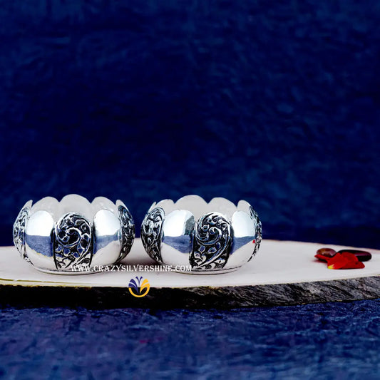 Antique Flower Bowls Pair